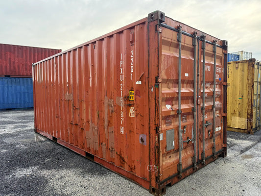 Contentor Marítimo 20 pés (6m) RDV Vermelho – Usado
