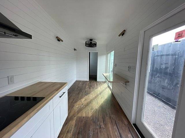 Casa contenedor de 40 pies, lista para enviar.