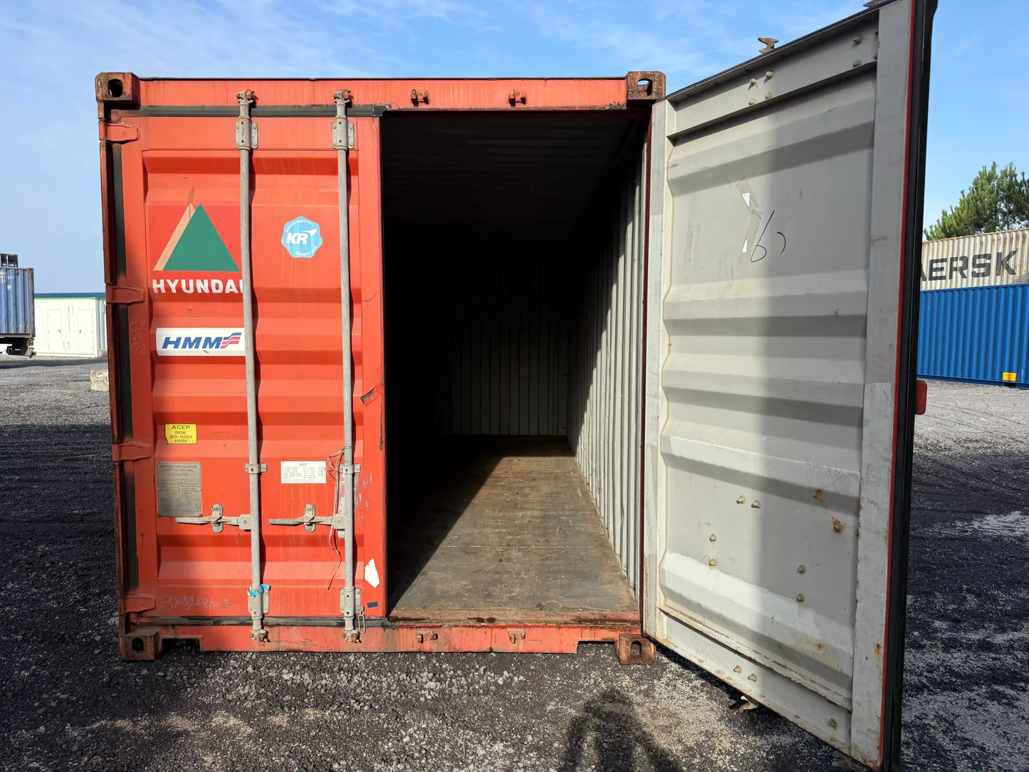 Contentor Marítimo 20 pés (6m) HDV Vermelho – Usado