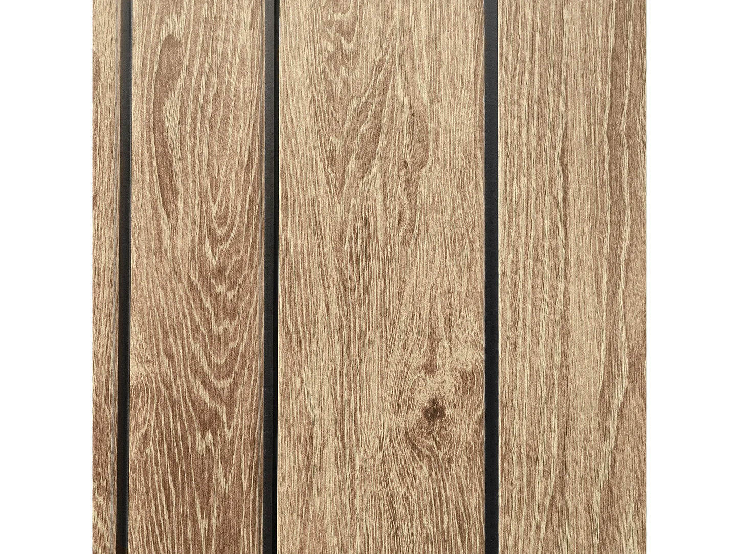 Hoggar – Caseta de Resina Jardín 6,41m2 - Suelo – Ventana – Efecto Madera Premium - Doble Puerta Amplia – Protección UV e Impermeable – Cierre con Pasador