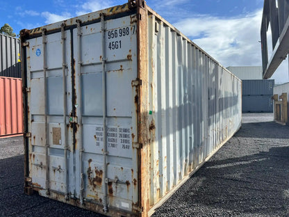 Contentor Marítimo 40 pés (12m) HC Cinzento – Usado