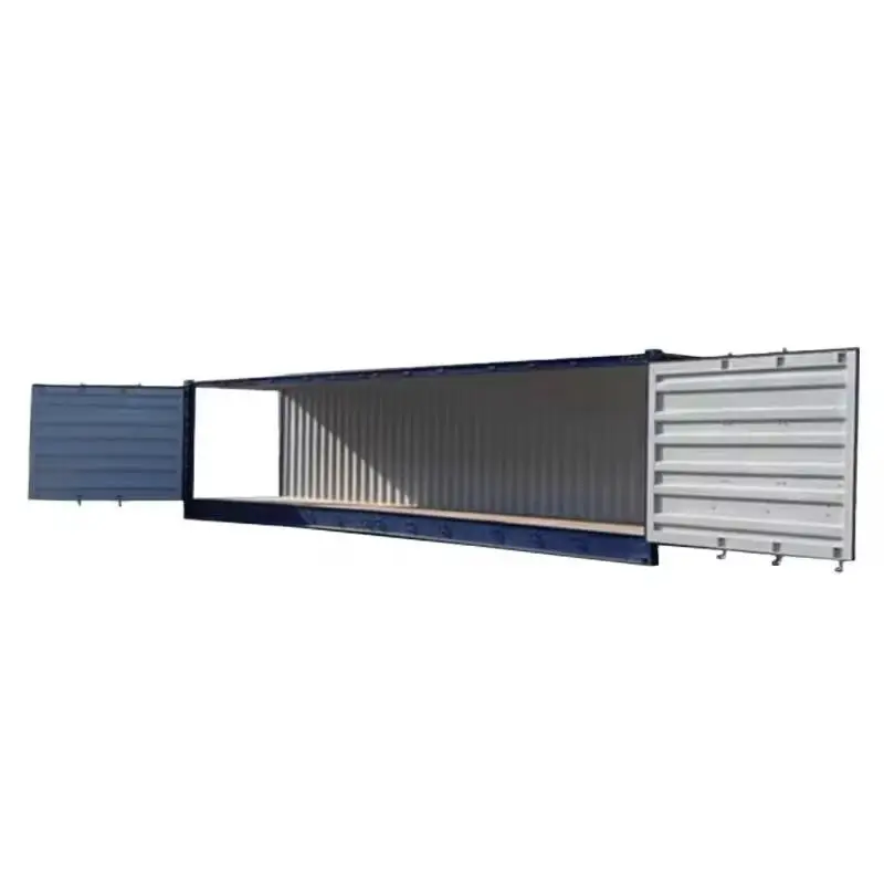 Contenedor de 40 pies con apertura lateral completa: ultra funcional y robusto.
