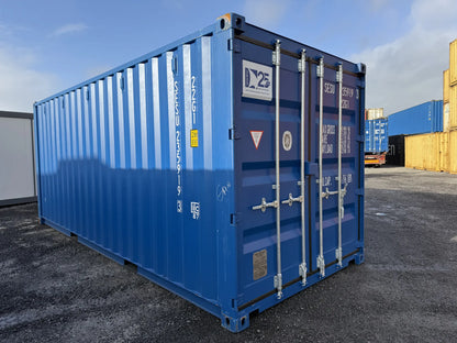 Contentor Marítimo 20 pés (6m) DV Azul – Novo/1Viagem