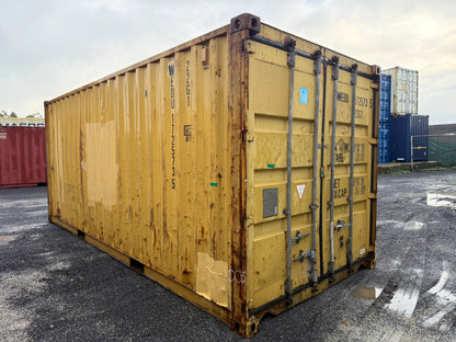 Contentor Marítimo 20 pés (6m) DF Amarelo – Usado