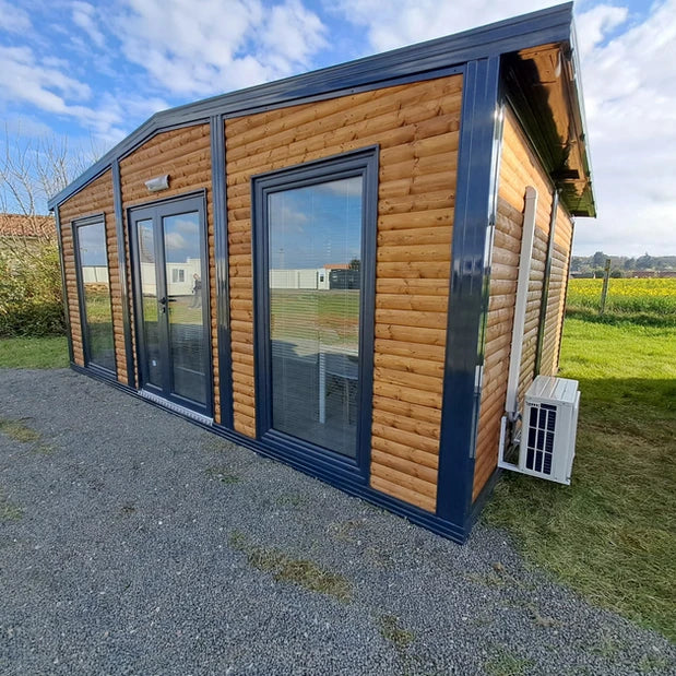 Bungalow amueblado tipo contenedor con cobertizo de jardín nuevo. T2