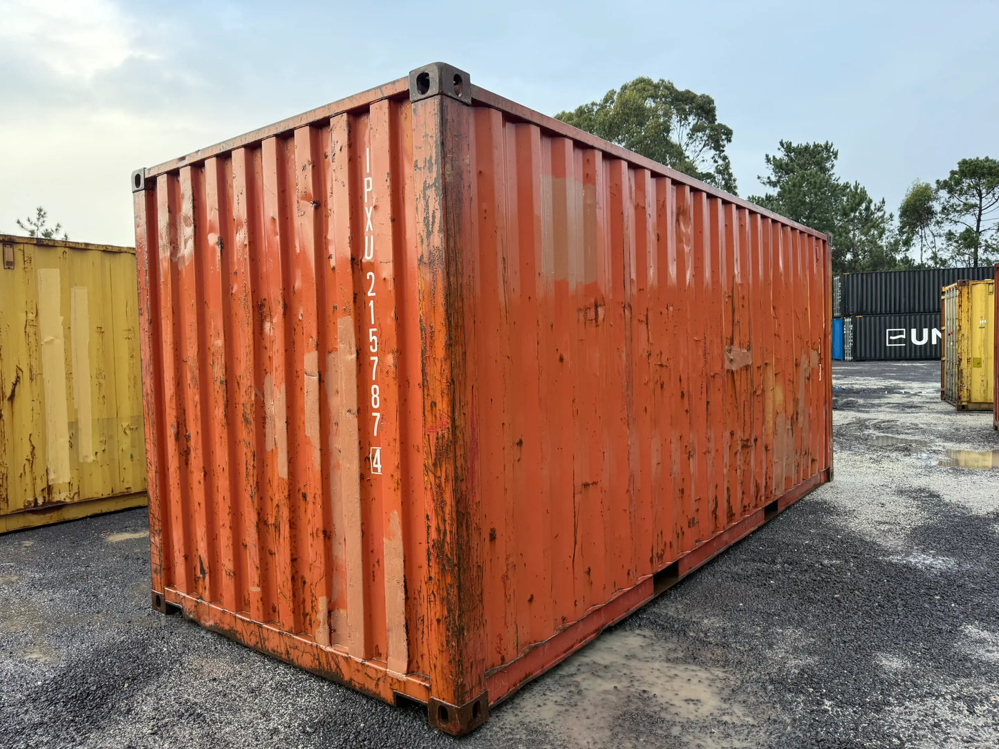 Contentor Marítimo 20 pés (6m) RDV Vermelho – Usado