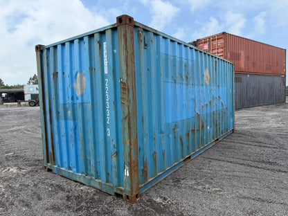Contentor Marítimo 20 pés (6m) RV Azul – Usado