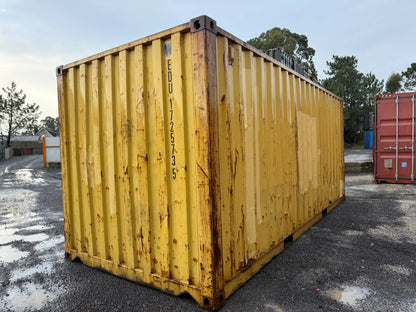 Contentor Marítimo 20 pés (6m) DF Amarelo – Usado