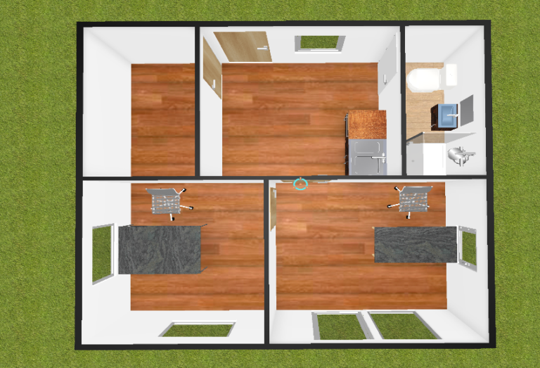 Contenedor habitable T2 35m2