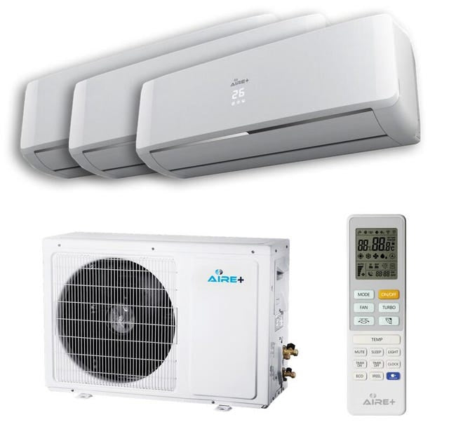 Ar condicionado fixo (3X1) Aire+ TD-WIFI R32 9000+12000+12000 BTU
