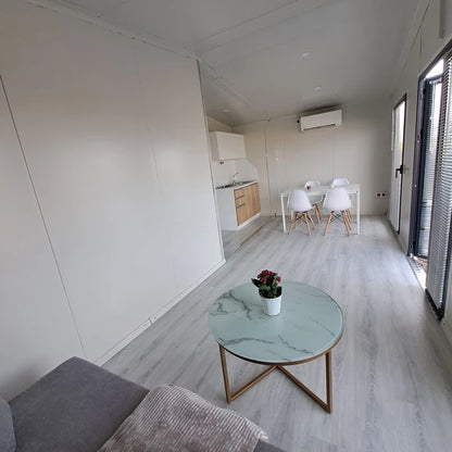 Bungalow amueblado tipo contenedor con cobertizo de jardín nuevo. T2