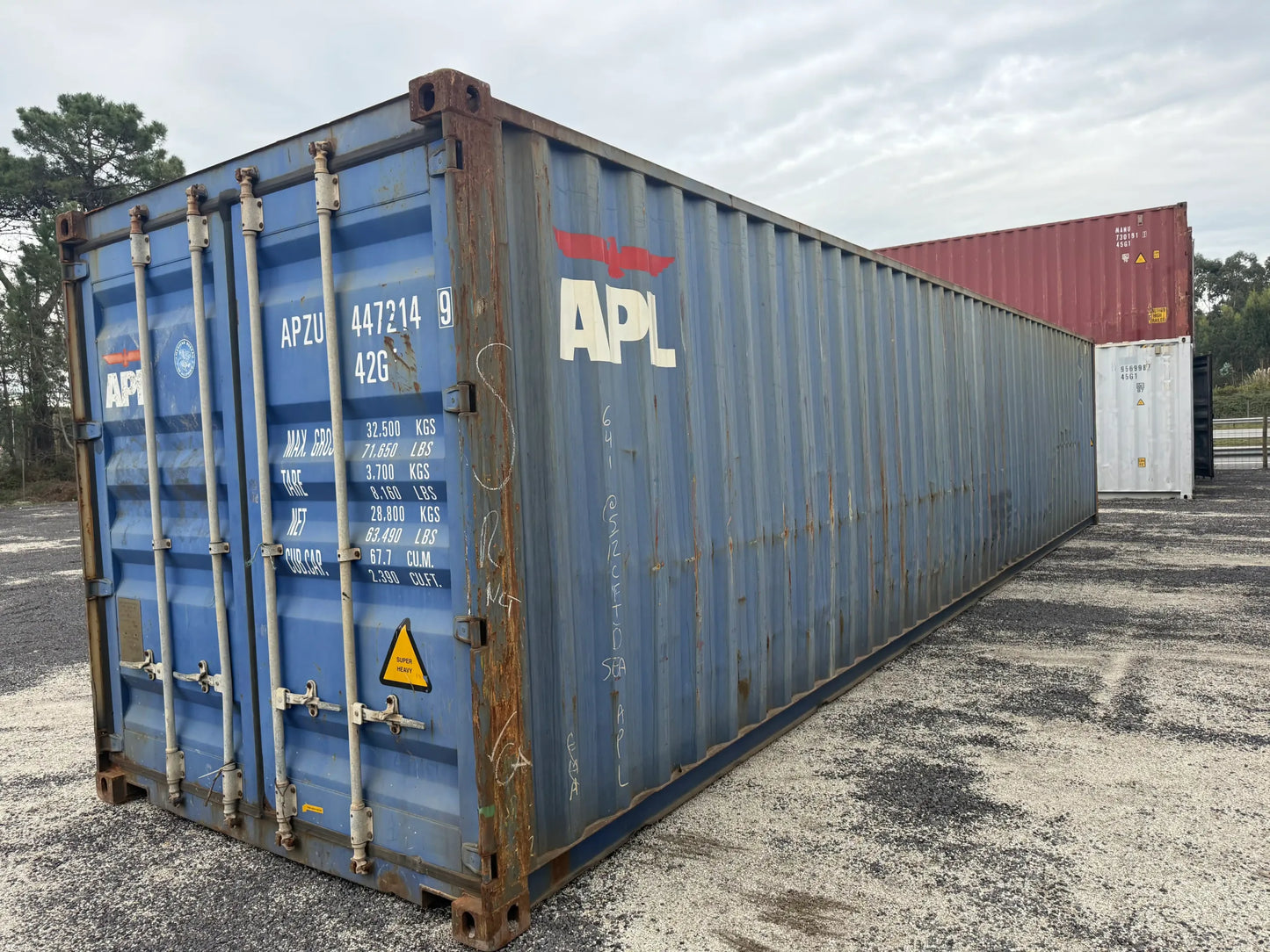 Contentor Marítimo 40 pés (12m) XDV Azul – Usado