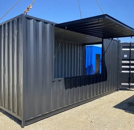 Cubo de 6 metros de altura con escotilla de apertura superior (restaurante)