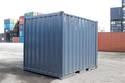 Contenedor nivelado de 10 pies - Puerta enrollable