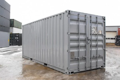 Contenedor de 20 pies con doble puerta enrollable: La solución de almacenamiento seguro ideal.