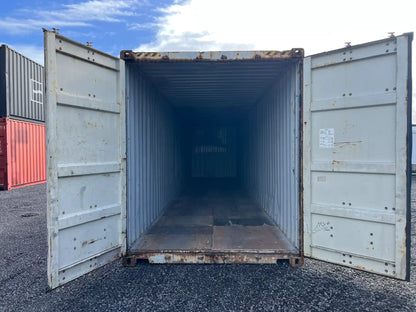 Contentor Marítimo 40 pés (12m) HC Cinzento – Usado