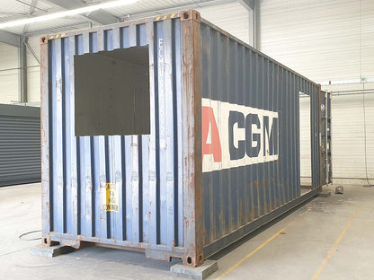 Contenedor transformado TINY' T0 CUBE 20 M2 DE COMODIDAD