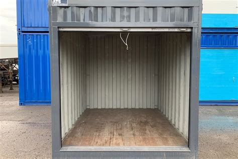 Contenedor nivelado de 10 pies - Puerta enrollable