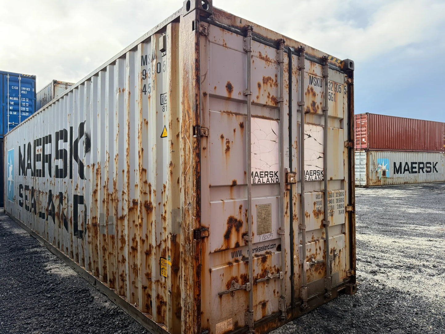 Contentor Marítimo 40 pés (12m) HC Cinzento – Usado