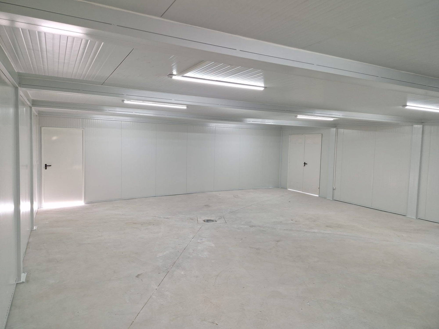 Prefabricación de un garaje modular de 80 m2.