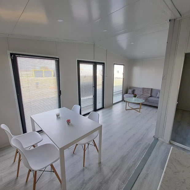 Bungalow amueblado tipo contenedor con cobertizo de jardín nuevo. T2