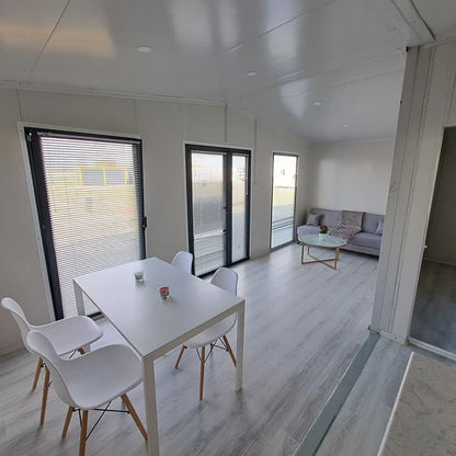 Bungalow amueblado tipo contenedor con cobertizo de jardín nuevo. T2