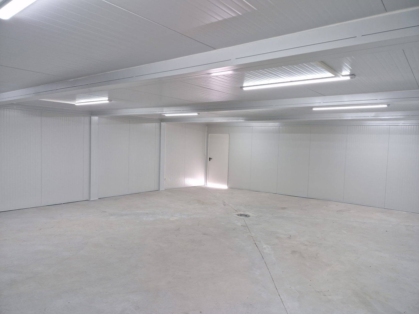 Prefabricación de un garaje modular de 80 m2.