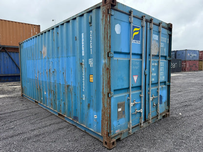 Contentor Marítimo 20 pés (6m) RV Azul – Usado