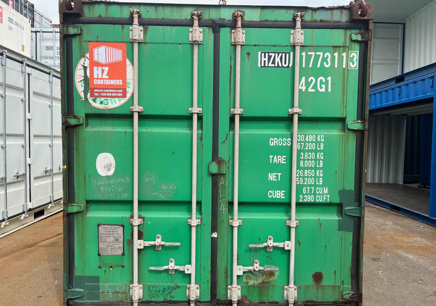 Contentor marítimo usado de 12m 40’CWH